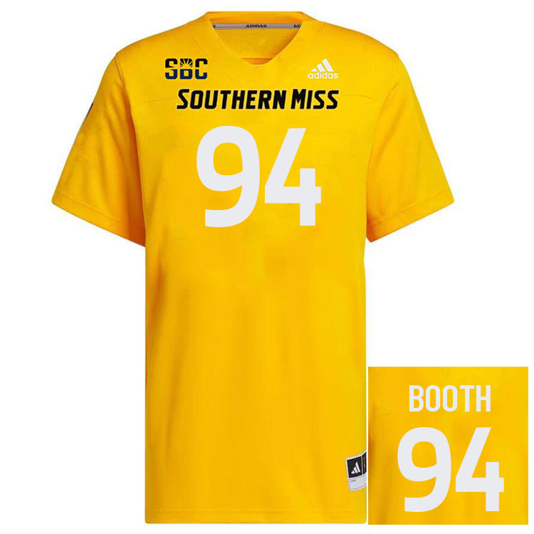 Southern Miss Golden Eagles #94 Kristin Booth Jersey Football Uniforms-Gold